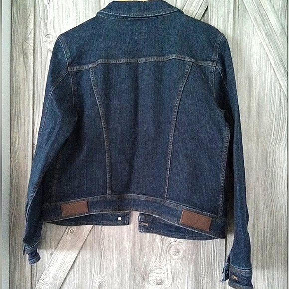 Jockey Brand Stretch Denim Jean Jacket L - Picture 3 of 8